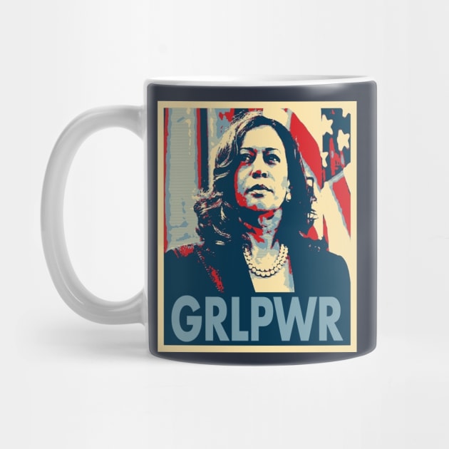 Kamala Harris GRLPWR by skittlemypony